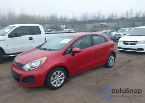 2013 Kia Rio Lx from USA, damaged, VIN KNADM5A38D6107888